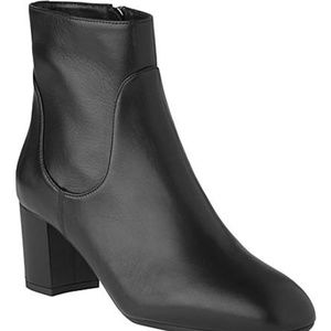 NEW LK Bennett 'Simi' Ankle Block Heel Boot, Black Calf Leather, 42 EU, 11 US